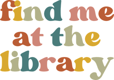 Find Me At The Library Shirt Book Lover School Librarian Groovy Mousepad