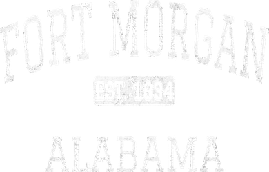 Fort Morgan Alabama Al Vintage Button