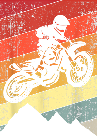 Funny Motocross Bike Vintage Dirtbike Gift Racing Retro Dirt Bike Gift Coffee Mug
