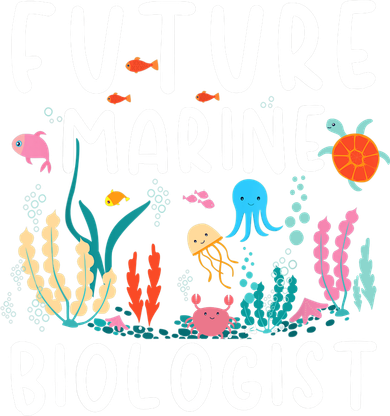Future Marine Biologist Cute Costume Child Adult Doddie Hoodie