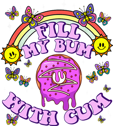 Fill My Bum With Cum Funny Donut Embarrassing Golf Towel
