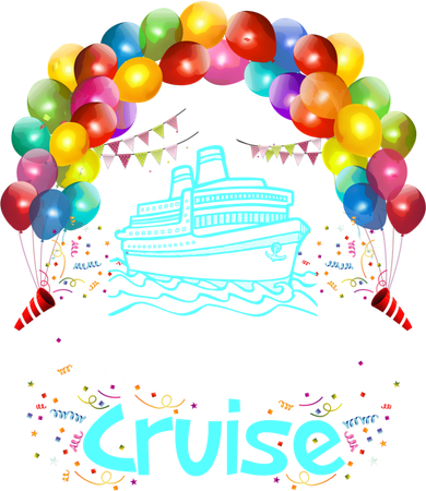Festive My Birthday Cruise Ship Party And Gift Bucket Hat