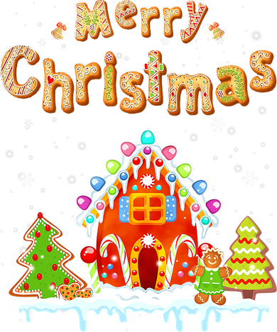 Funny Merry Christmas Gingerbread House Baking Candy Cane Tote Bag