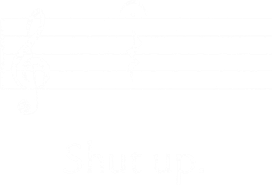 Funny Music Cute Gift Shut Up Quarter Rest And Fermata Women's Tank Top