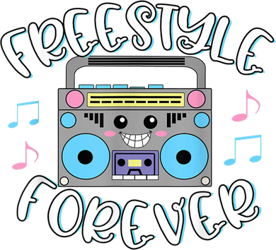 Freestyle Music Cute Boombox Retro Dance Music Coffee Mug