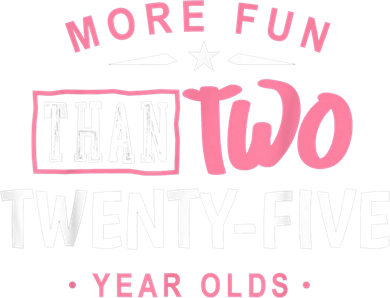 Funny More Fun Than Two 25 Year Old 50th Birthday Kids Hoodie