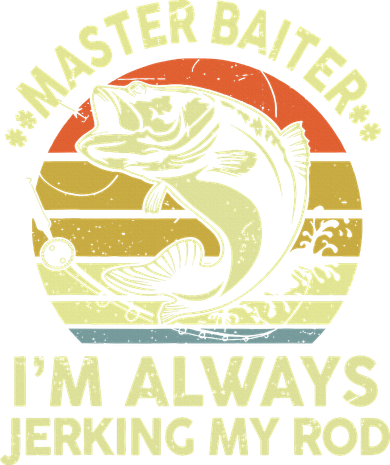 Fishing Masterbaiter Funny Bass Dad Ceramic Ornament