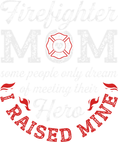 Firefighter Mom Firewoman Proud Moms MotherS Day Vintage Bucket Hat