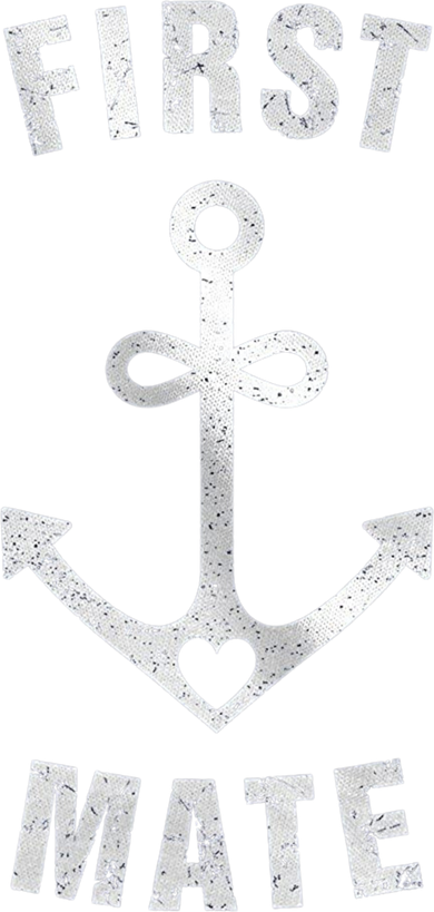 First Mate Funny Anchor Sailing Ship Cruise Polo
