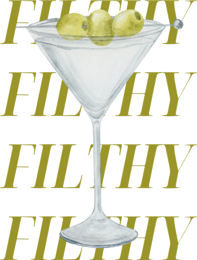 Filthy Martini Doggie Tank