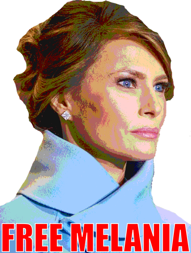 Free Melania Red Photo Kids Long Sleeve Shirt