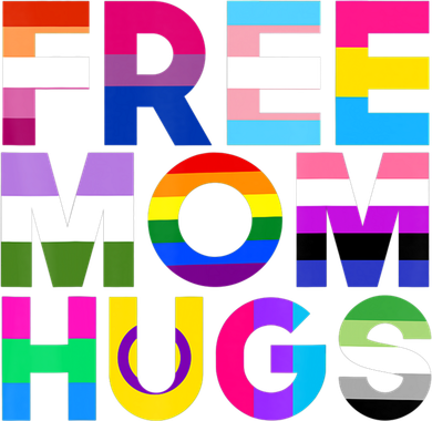 Free Mom Hugs Gift Rainbow Lgbtq Lgbt Pride Month Gift Hoodie