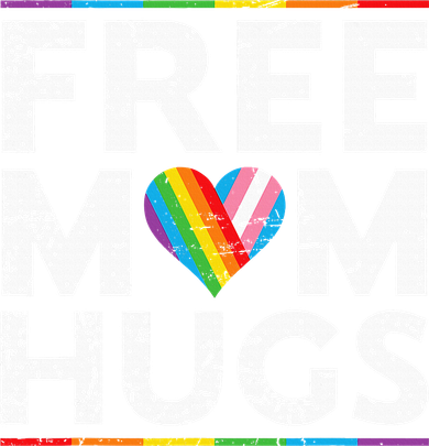Free Mom Hugs Lgbt Pride Parades Rainbow Women's Sweatshirt