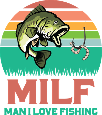 Funny MILF Man I Love Fishing Vintage Milf Fishing Shirt Fisherman Shirt Toddler T-Shirt