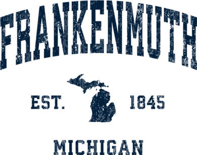 Frankenmuth Michigan Mi Vintage Athletic Golf Towel