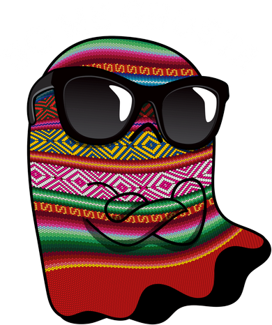 Funny Mexican No Me Ghosta Halloween Ghost Santa Hat