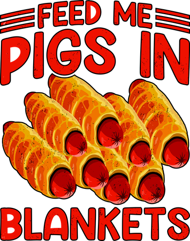 Feed Me Pigs In Blankets Kids Hoodie