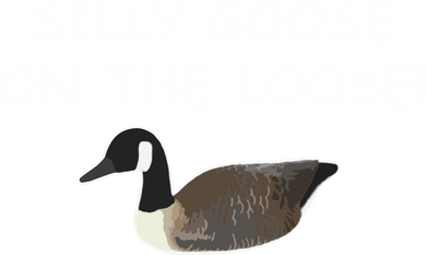 Funny Meme Silly Goose On The Loose Joke Women's Sweatshirt