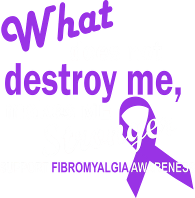 Fibromyalgia Make Me Stronger Kids Hoodie