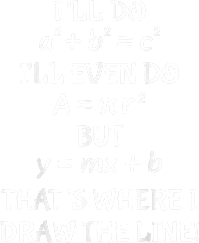 Funny Math Teacher Joke Men Women Fun Best Math Quotes Women's V-Neck T-Shirt