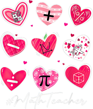 Funny Math Teacher Valentine's Day Pi Math Lover Outfits Pajama Set