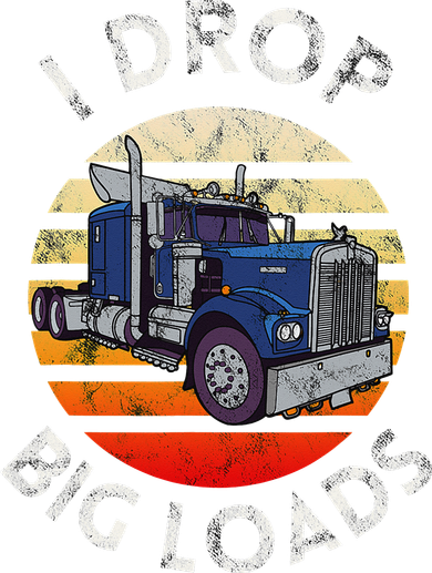 Funny  Novelty Big Rig Truck Drivers Trucker  Women's Long Sleeve Shirt