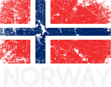 Funny Norwegian Flag Meaningful Gift Vintage Made In Norway Gift 1 Baby Bodysuit