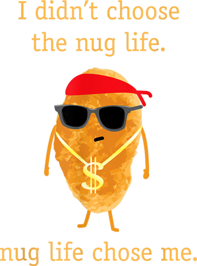 Funny Nugget Nug Life Chicken Nugget Women's Dry Zone Grid Polo