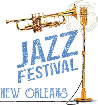 Funny New Orleans Festival Of Jazz Music Louisiana Gifts 11oz C Handle Ceramic Mug