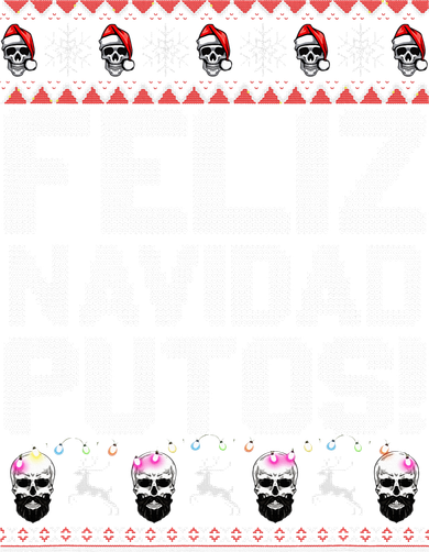 Feliz Navidad Putos Funny Mexican Ugly Xmas Party  Santa Hat