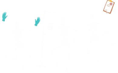 Funny Nurse Skeleton Halloween Healthcare Crew Skeleton Kids T-Shirt