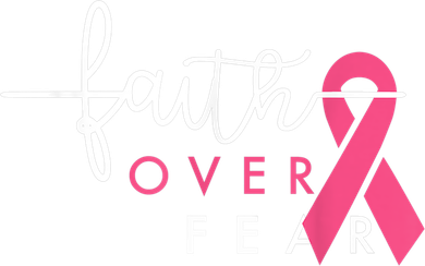 Faith Over Fear Breast Cancer Awareness Pink Ribbon Gift Kids Hoodie