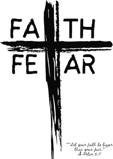 Faith Over Fear Button