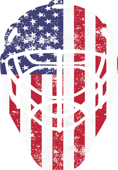 Fourth of July 4th Hockey Goalie Mask American Flag USA Women's Hoodie