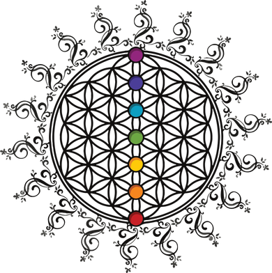 Flower Of Life Sacred Geometry Yoga Chakras Meditation Bucket Hat