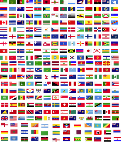 Flags Of The Countries Of The World 287 Flag International Pajama Set