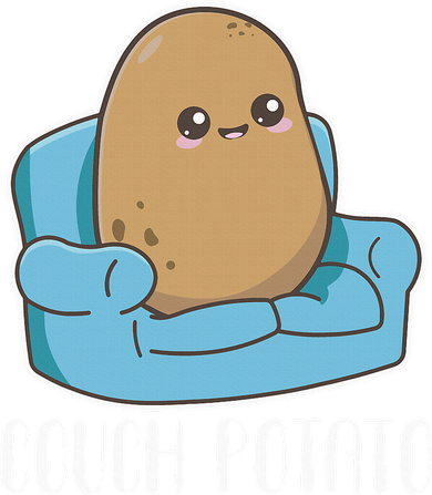 Funny Potato Costume for Couch Potatoes Women's Sweatshirt