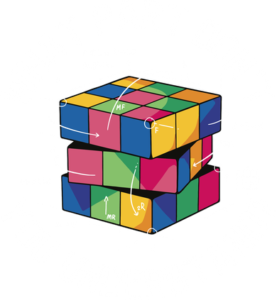Funny Puzzle Cube Toddler T-Shirt