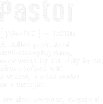 Funny Pastor Definition Gift Christian Preachers Button
