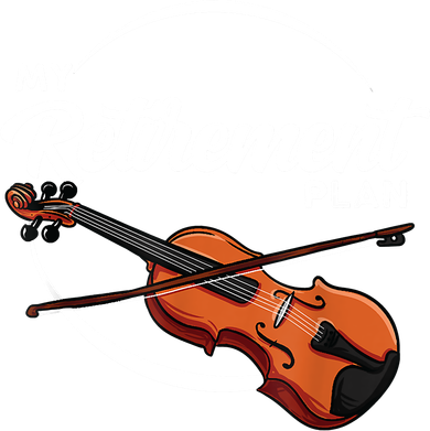 Fiddle Player Gift My Retirement Plan Ceramic Ornament