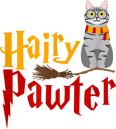 FUNNY Pun Hairy Pawter WiIzard Gift For Cat Lovers Women's Hoodie