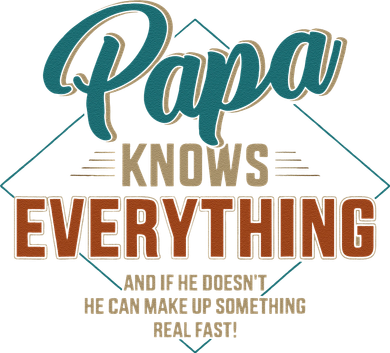 Funny Papa Knows Everything For Grandpa Or Dad Fathers Day Tumbler