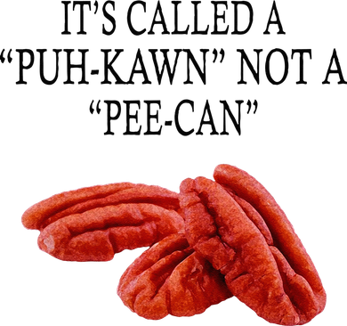Funny Pecan Lovers ITS CALLED A PUH KAWN NOT A PEE CAN Coaster