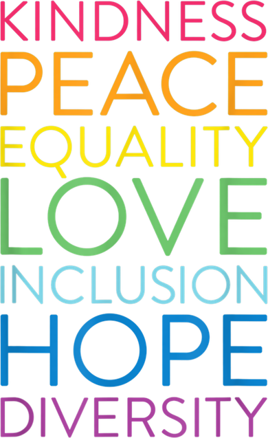 Funny Peace Love Inclusion Equality Diversity Human Rights Gift T-Shirt