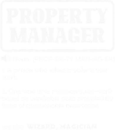 Funny Property Manager Definition Real Estate Management Hat