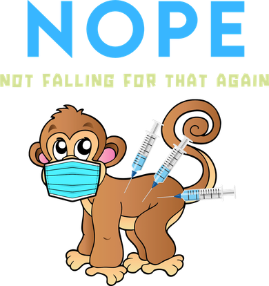 Funny Monkeypox Conservative Medical Freedom Toddler Hoodie