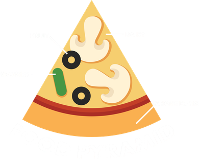 Funny Pizza Food Pyramid Coffee Mug