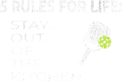 Funny Pickleball Pun Stay Out Of The Kitchen Green Gift Tote Bag