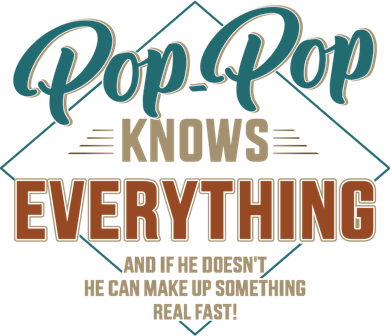 Funny Pop Pop Knows Everything For Grandpa And FatherS Day Meaningful Gift Kids Sweatshirt