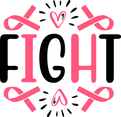 Fight Pink Ribbon Breast Cancer Women's T-Shirt